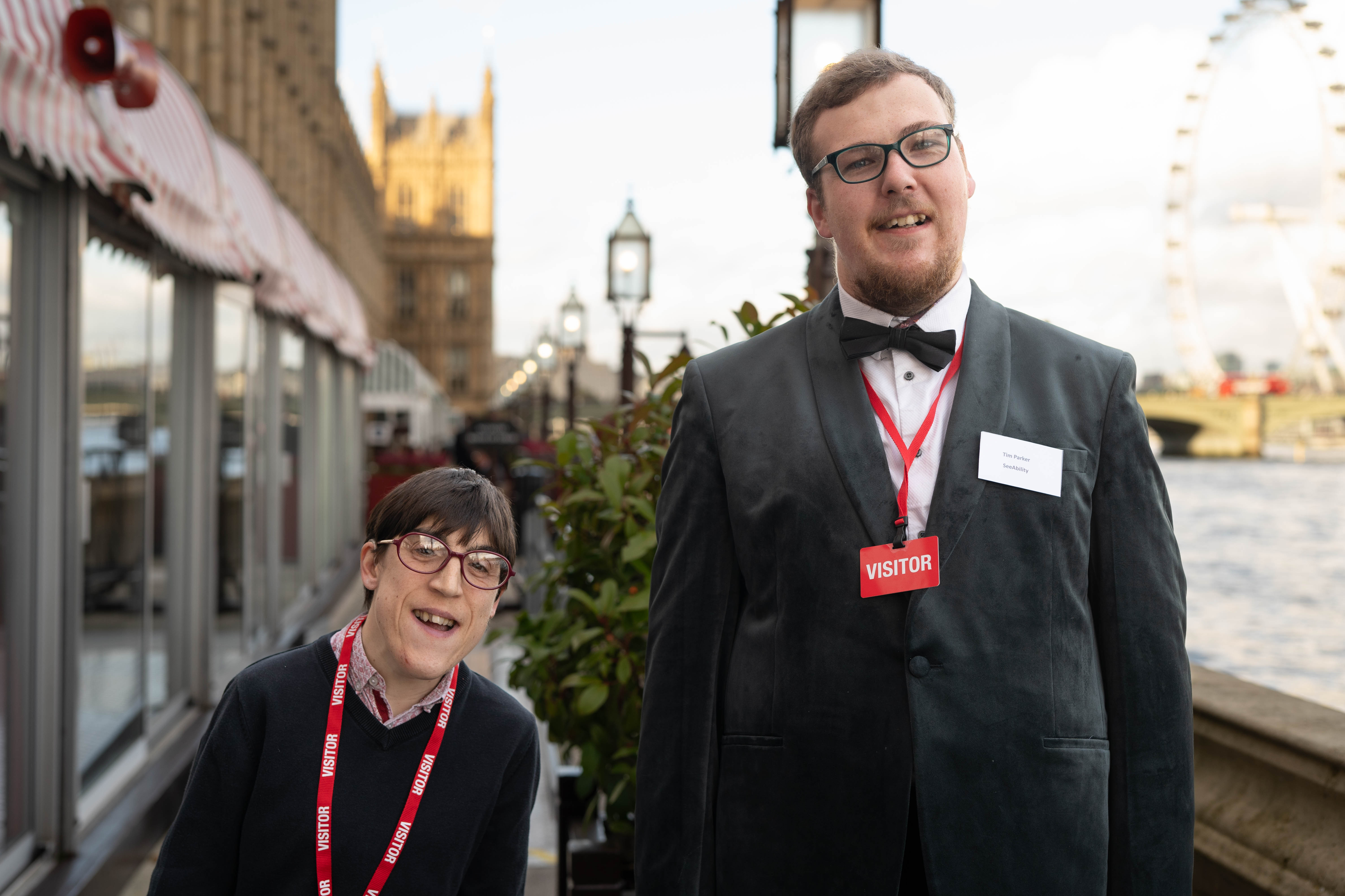 Tim and Rebecca at the House of Lords