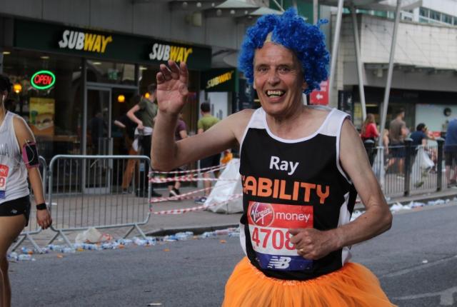 Ray running a marathon for SeeAbilty