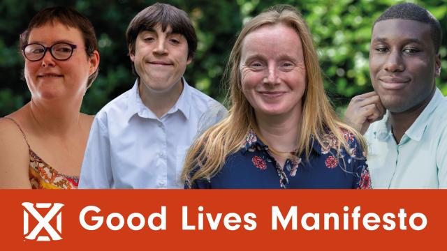 The Eye Care Champions and a graphic of the Good Lives Manifesto
